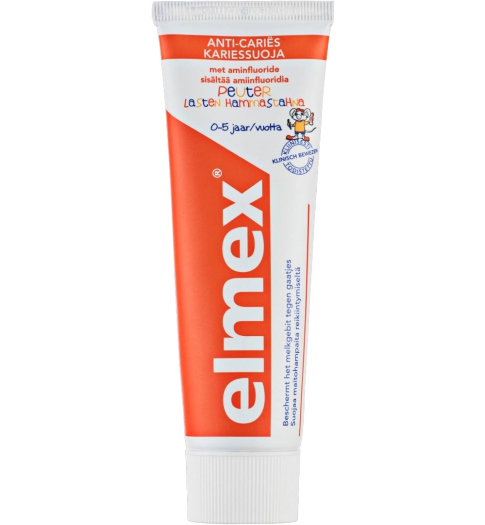 Elmex Tandpasta peuter 0-5 jaar (75 ml)