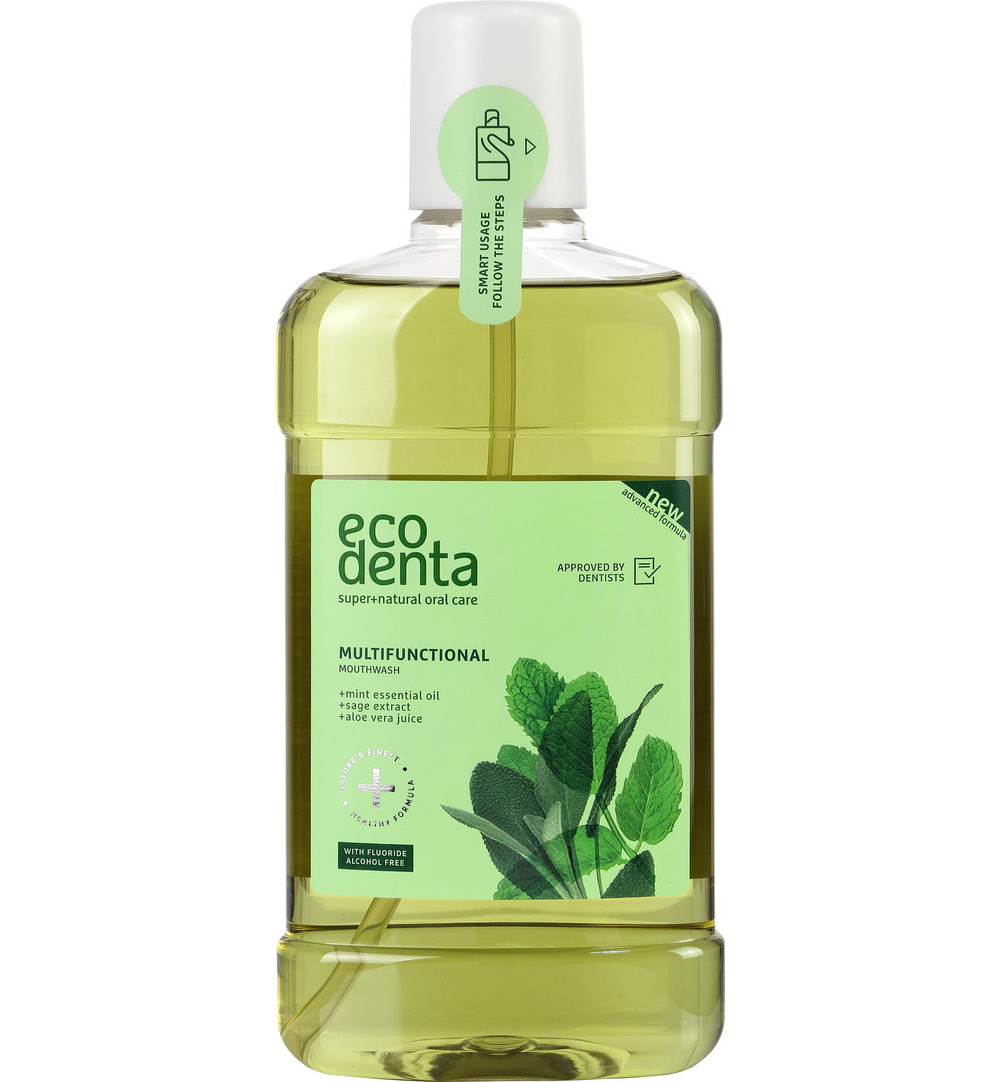 Ecodenta Mondwater multifunctioneel (500 ml)