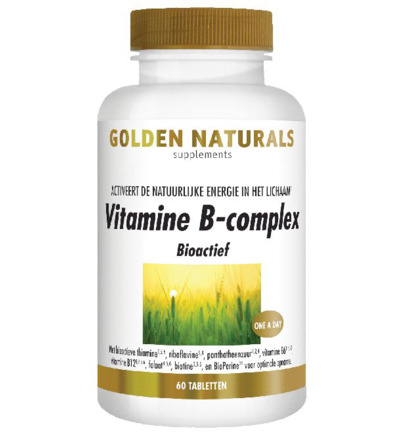 Golden Naturals Vitamine B Complex (60 tabletten)