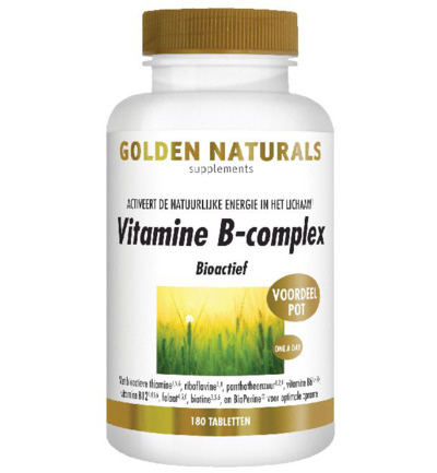Golden Naturals Vitamine B Complex (180 tabletten)