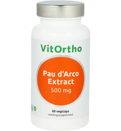 VitOrtho Pau d'arco extract 500 mg (60 vega capsules)