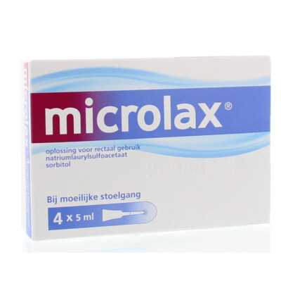 Microlax Klysma flacon 5ml (4 stuks)