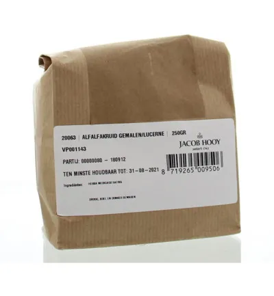 Jacob Hooy Alfalfakruid gemalen (250 gr)