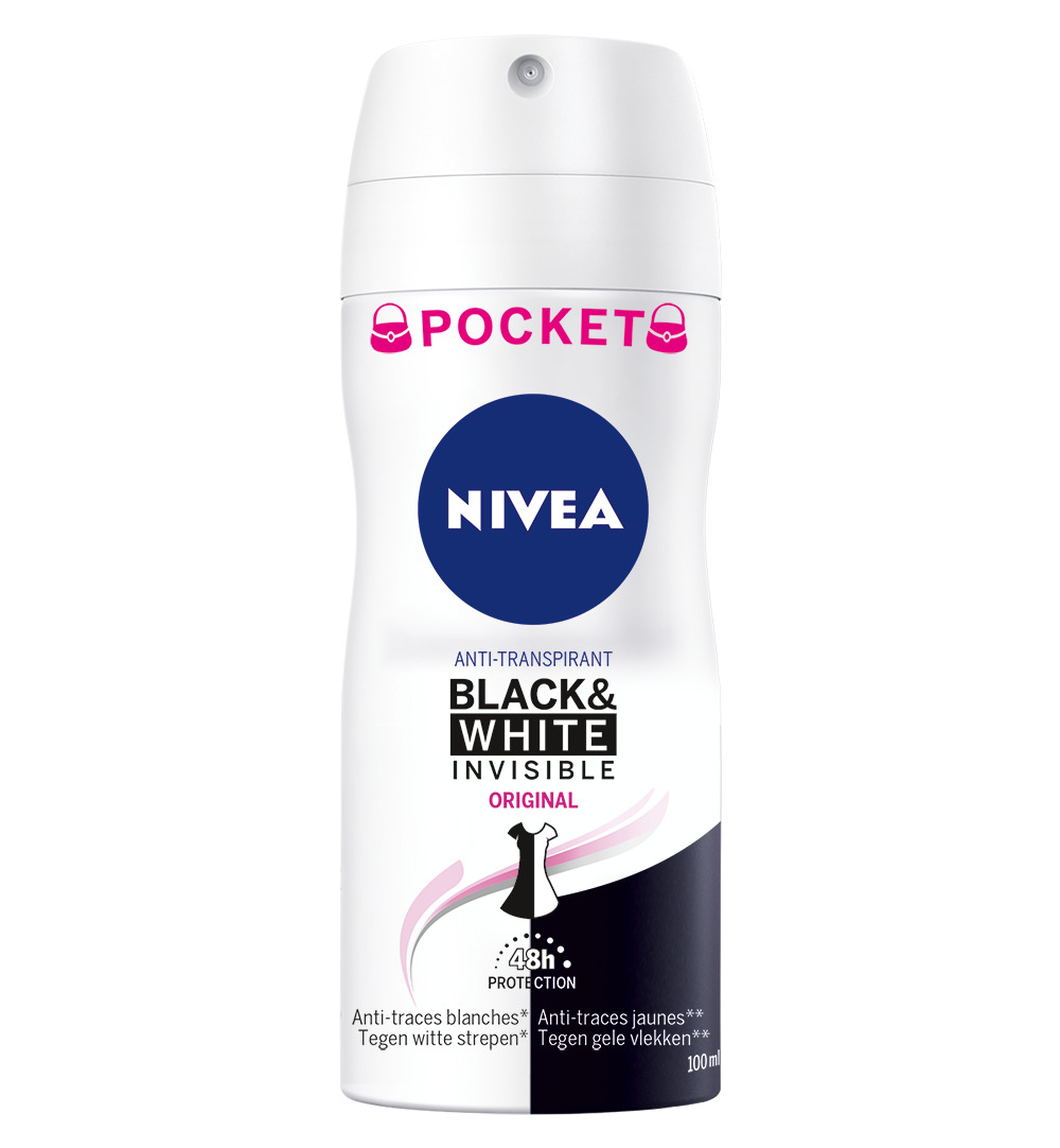 Nivea Deodorant black & white clear (100 ml)