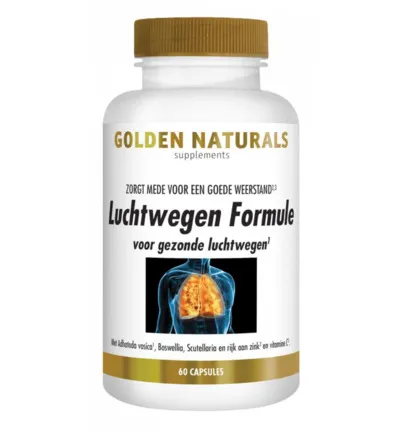 Golden Naturals Luchtwegen support (60 capsules)