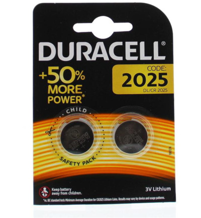 Duracell Batterij 2025 (2 stuks)