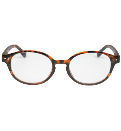 IBD Leesbril mat Havana rond +2.50 (1 stuk)