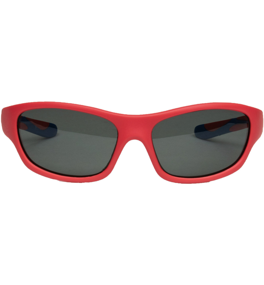 Melleson Zonnebril junior 3 - 8 jaar rood blauw (1 stuk)