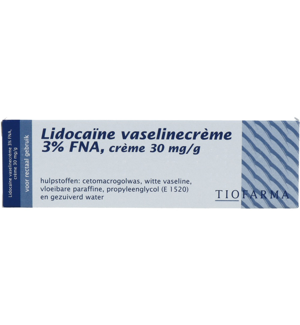 Diversen Lidocaine Vaselinecreme 3% (30 gr)