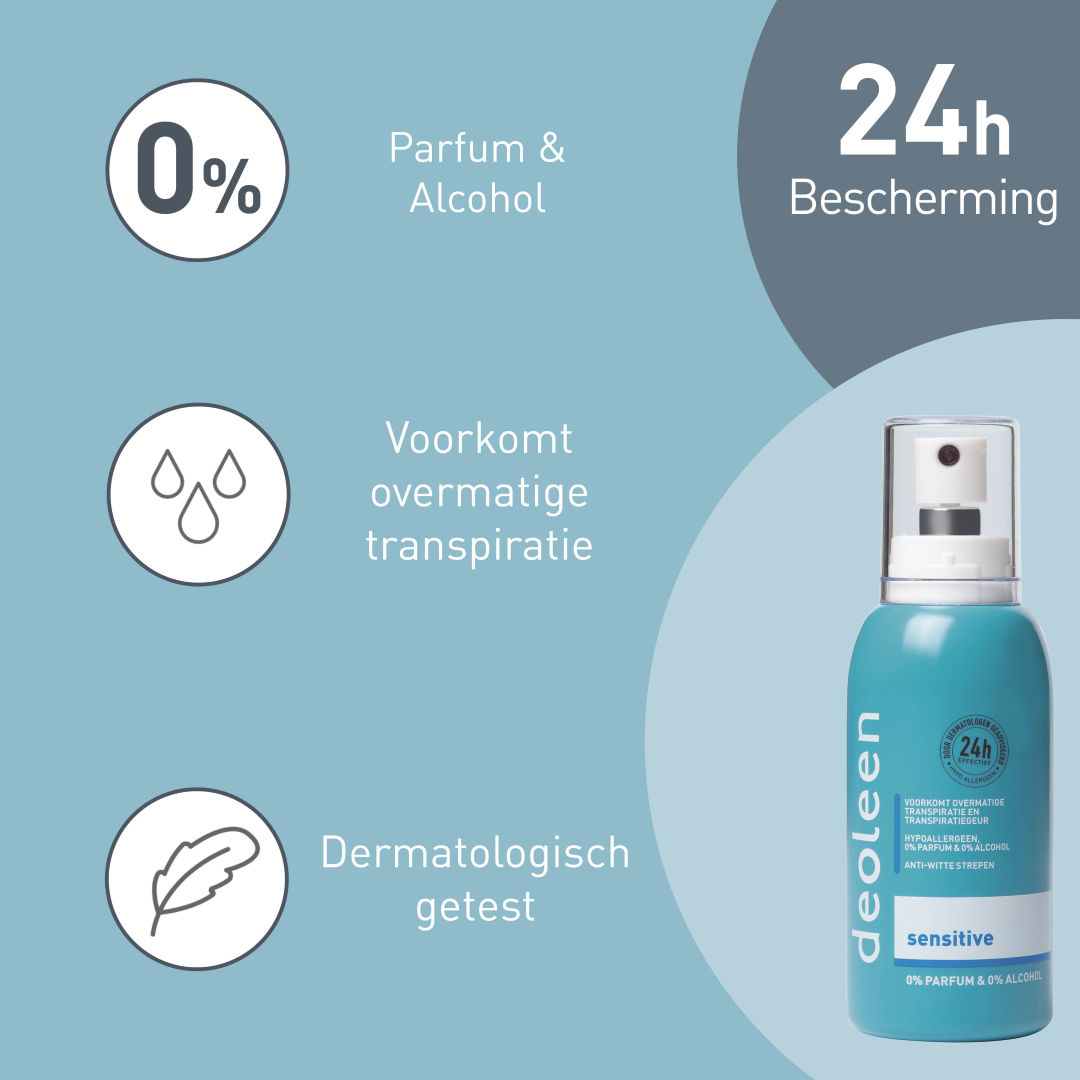 Deoleen Deodorant Spray Sensitive (75 ml) - image 2