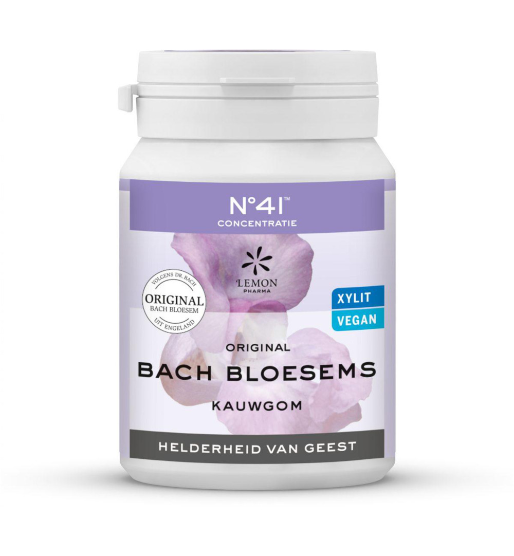 Lemon Pharma Bach Bloesem Kauwgom Nr. 41 Concentratie (60 gr)