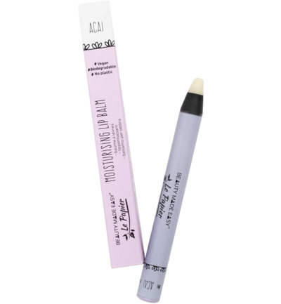 Beauty Made Easy Le papier lipbalm acai moisturizing (6 gr)
