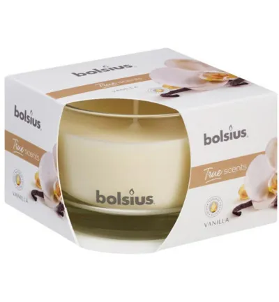 Bolsius True Scents Geurglas 63/90 Vanille (1 stuk)