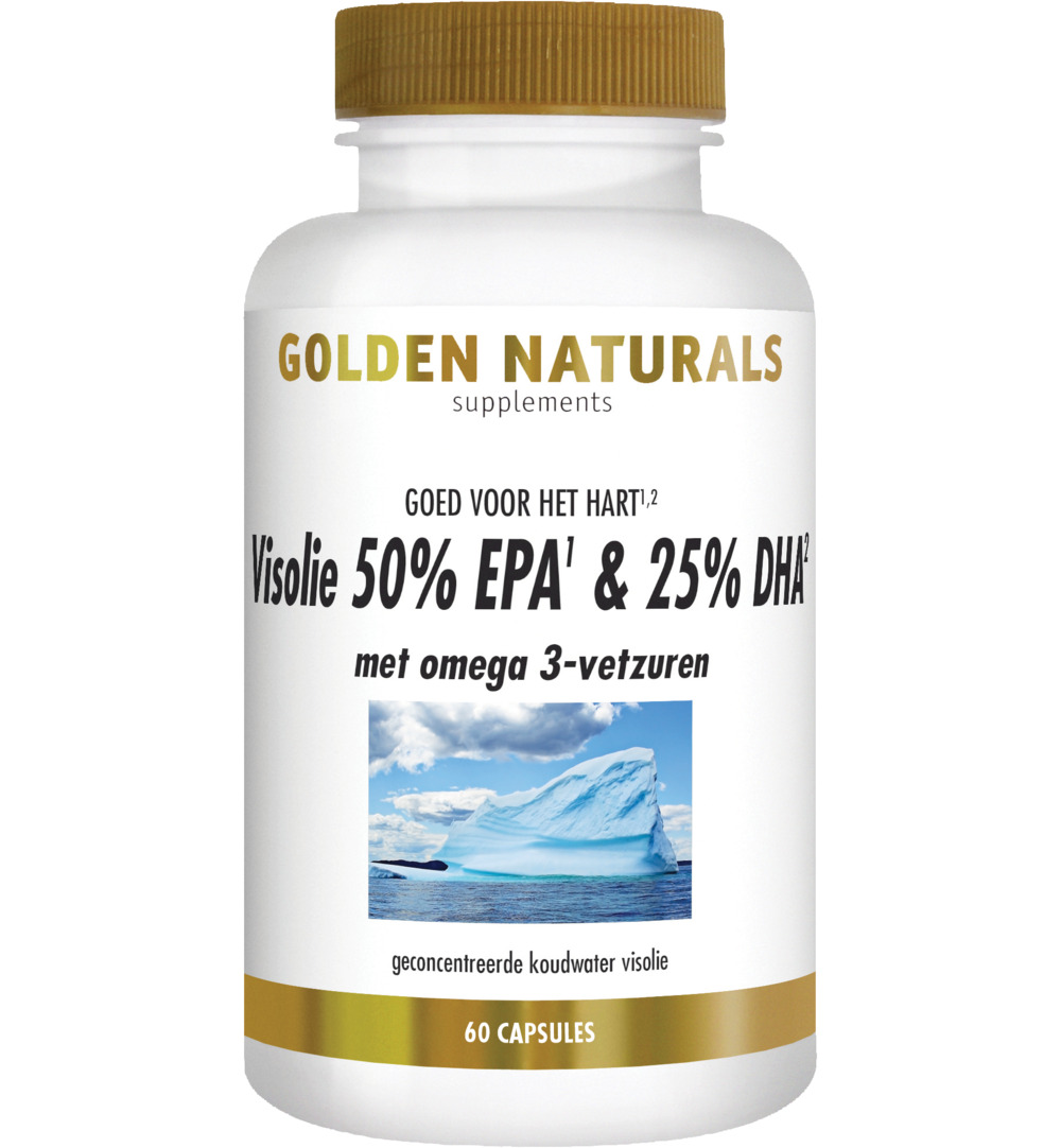 Golden Naturals Visolie 50% Epa 25% Dha (60 Softgels)