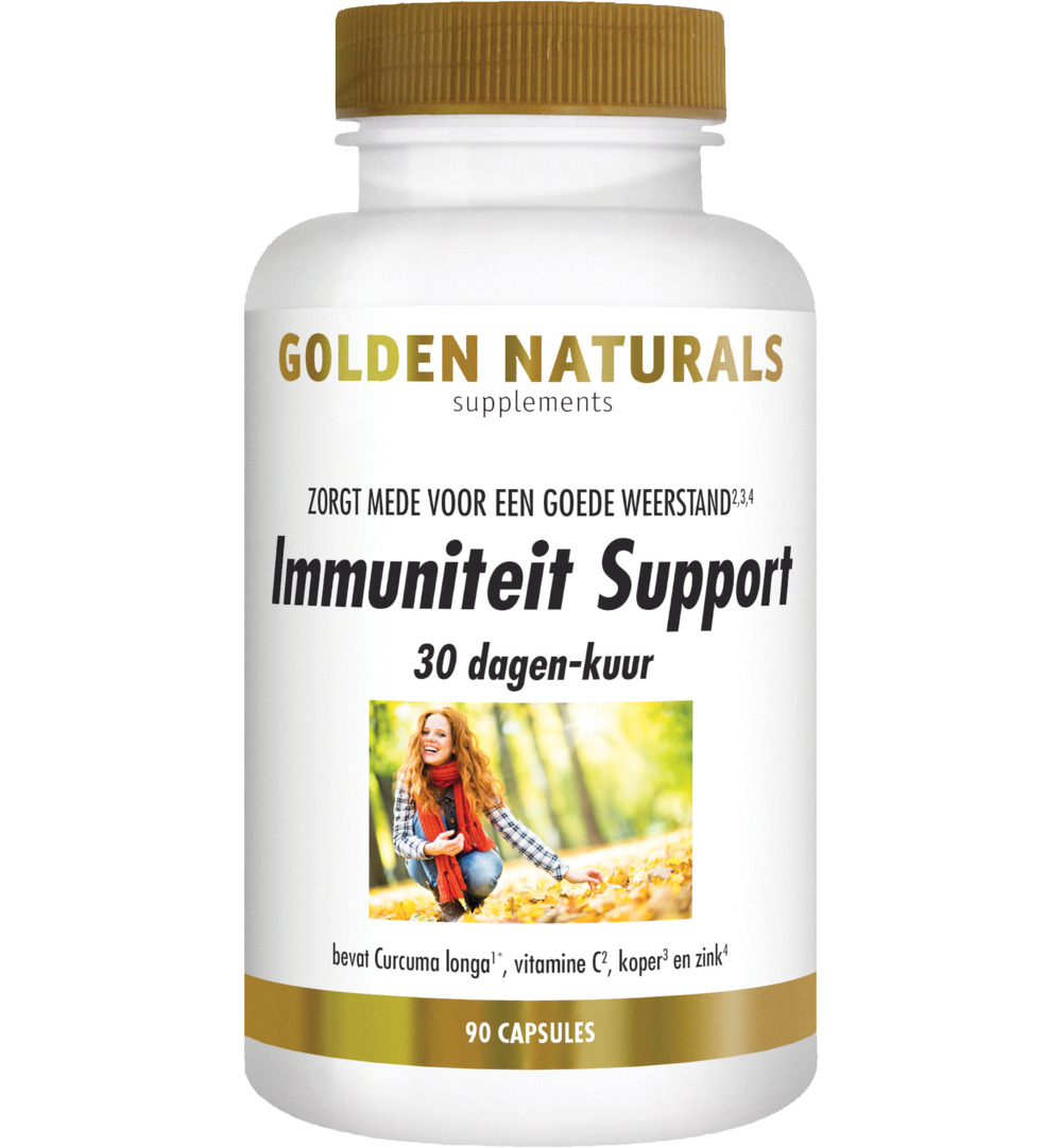 Golden Naturals Immuniteit support (90 vega capsules)