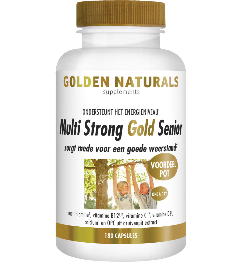 Golden Naturals Multi strong gold senior (180 vega capsules)