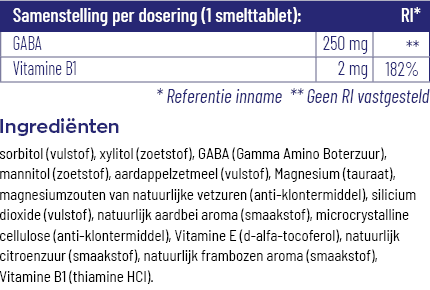 Vitakruid GABA Plus (180 smelttabletten) - image 3