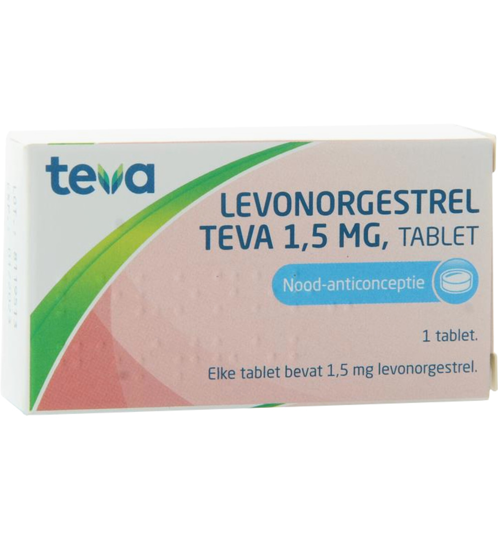 Teva Levonorgestrel 1.5 mg uad (1 stuk)