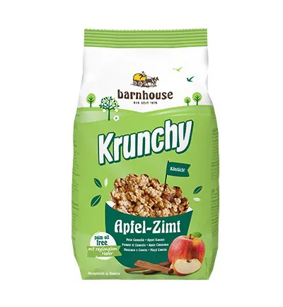 Barnhouse Krunchy Appel Kaneel Bio (375 gr)