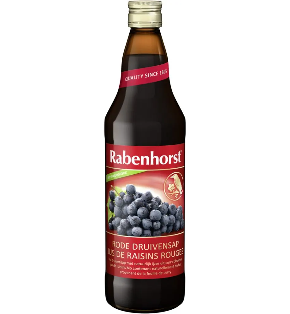 Rabenhorst Druivensap met ijzer bio (750 ml)