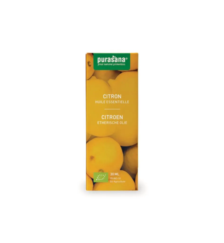 Purasana Citroen Olie/Huile Citron Bio (30 ml)