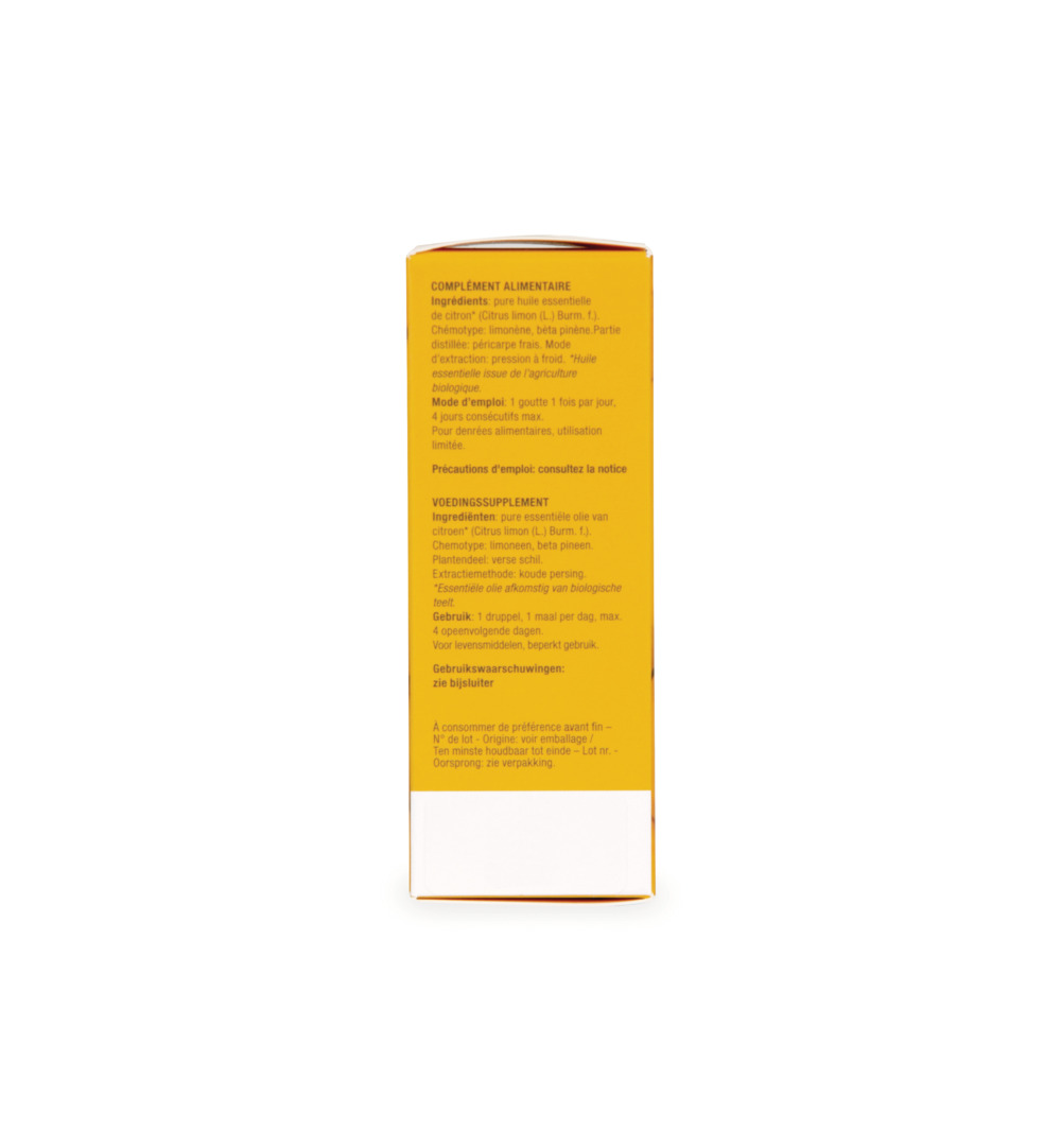 Purasana Citroen Olie/Huile Citron Bio (30 ml) - image 3