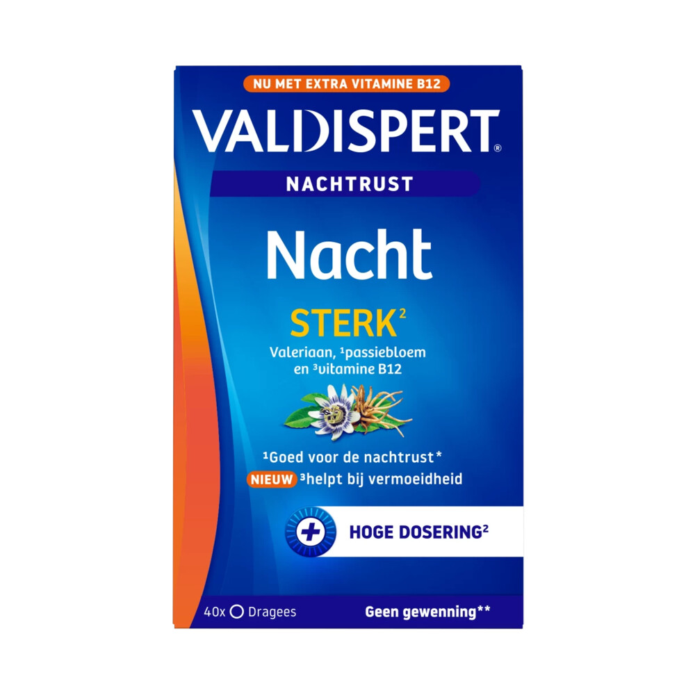 Valdispert Nacht Sterk (40 Dragees)