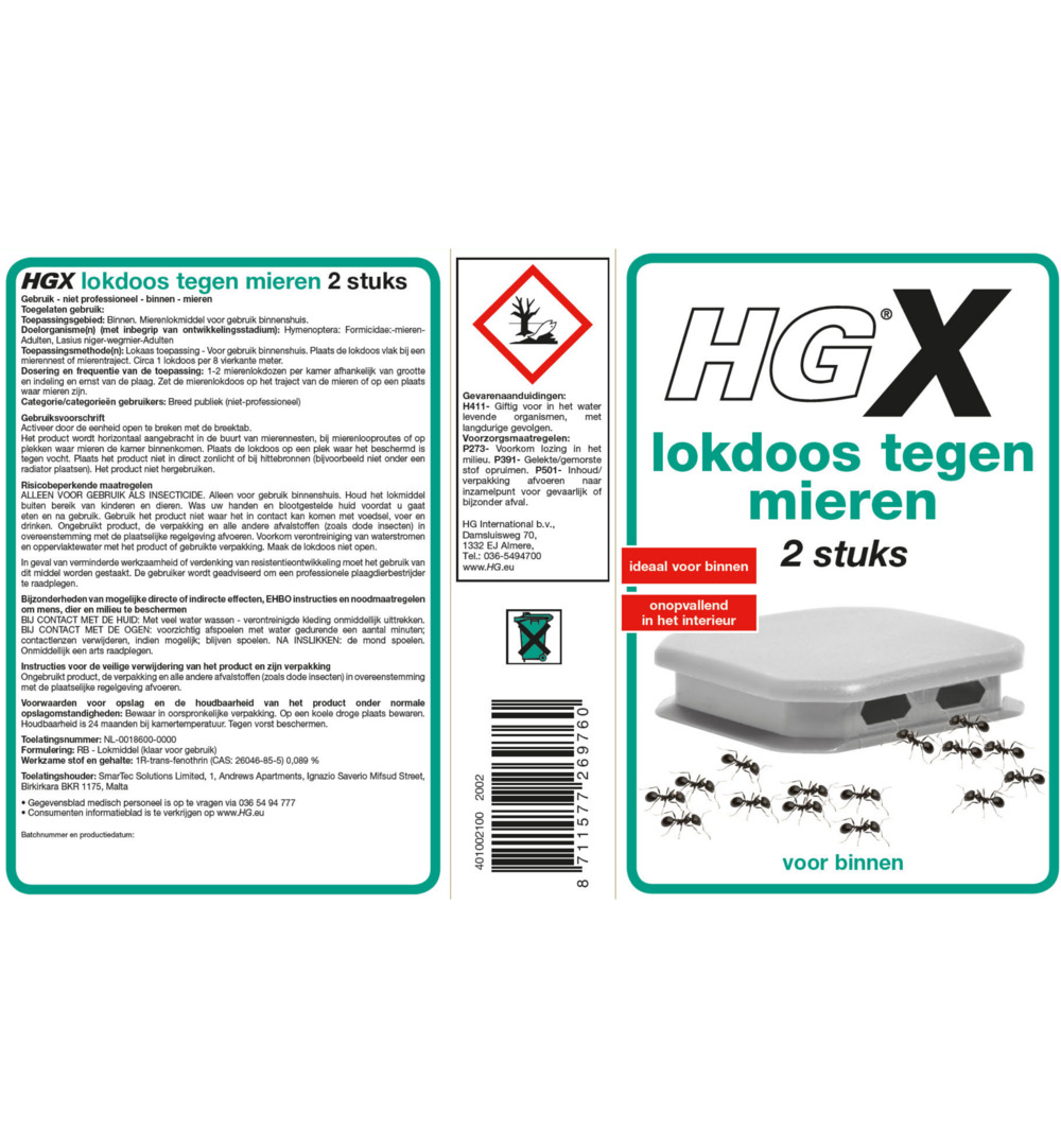 HG X Mierenlokdoos (2 Stuks) - image 2