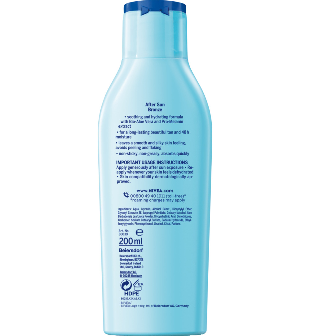 Nivea Sun Aftersun Bronze Lotion (200 ml)