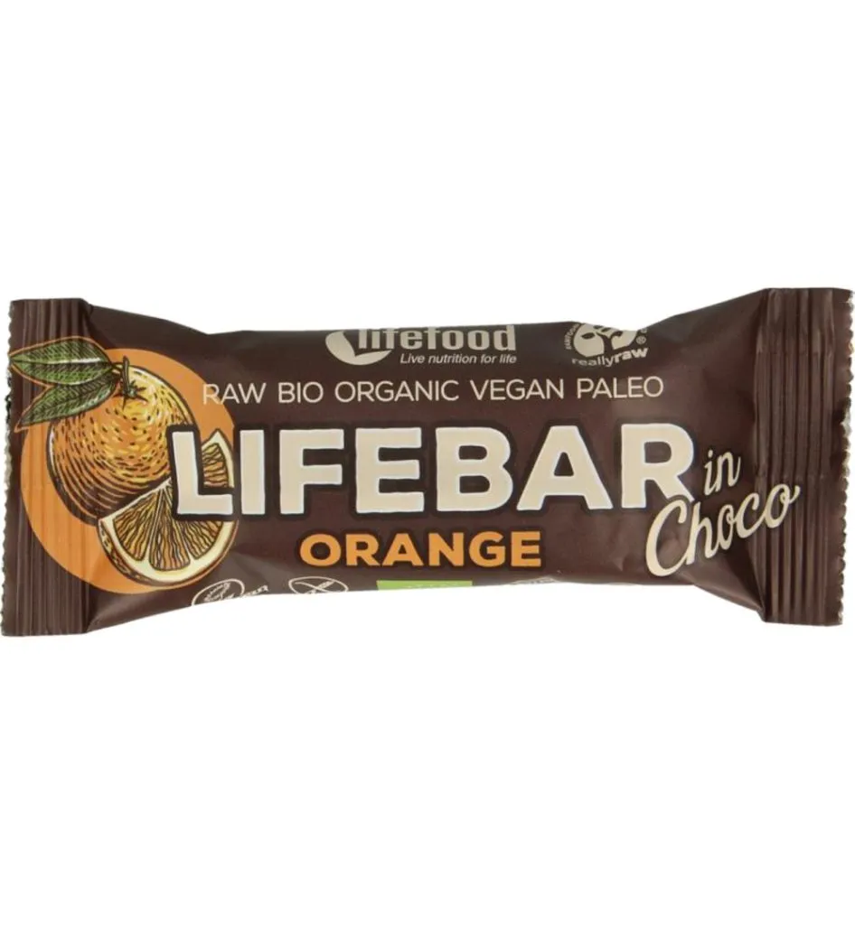 Lifefood Lifebar Inchoco Orange Bio (40 gr)