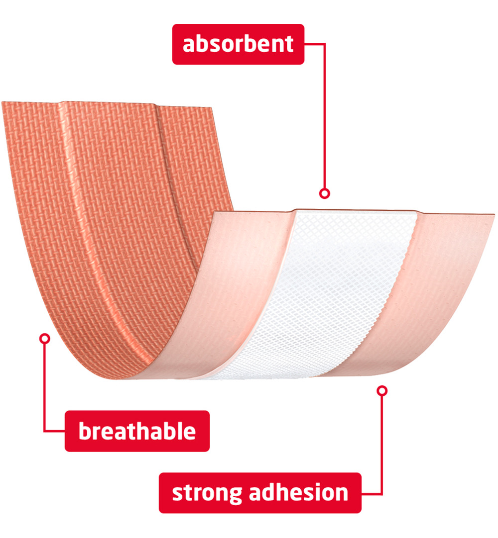 Leukoplast Pleister strong 1m x 6 cm (1 stuk) - image 2