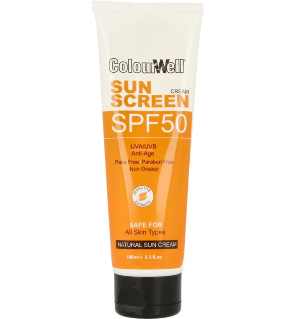 Colourwell Natuurlijke zonnecreme SPF50 (100 ml)