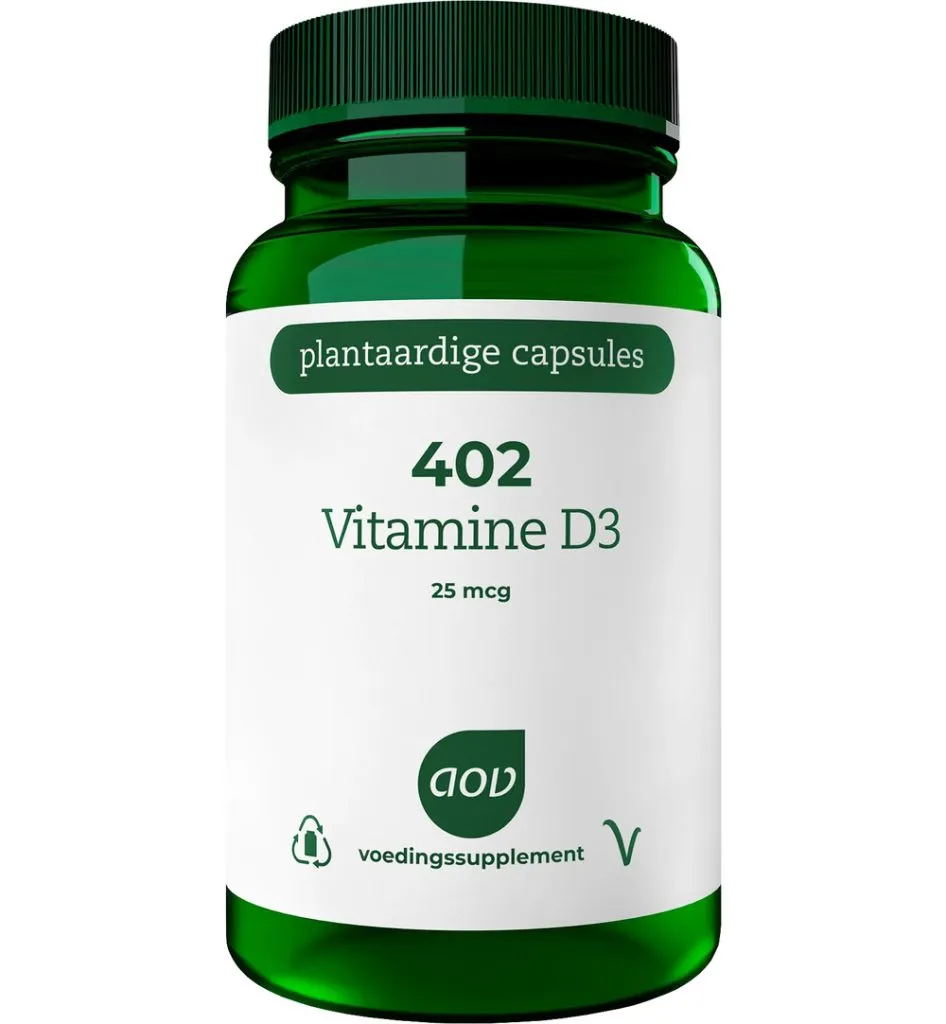 AOV 402 Vitamine D3 25mcg (60 vega capsules)