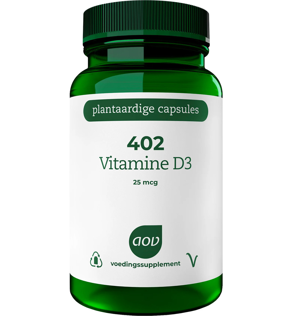 AOV 402 Vitamine D3 25mcg (60 vega capsules)