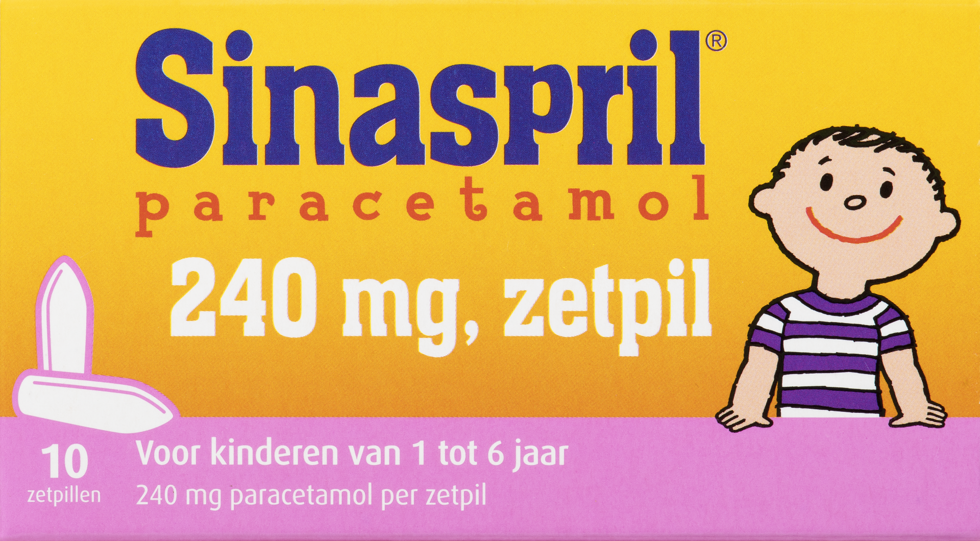 Sinaspril Zetpil 240mg (10 zetpillen)