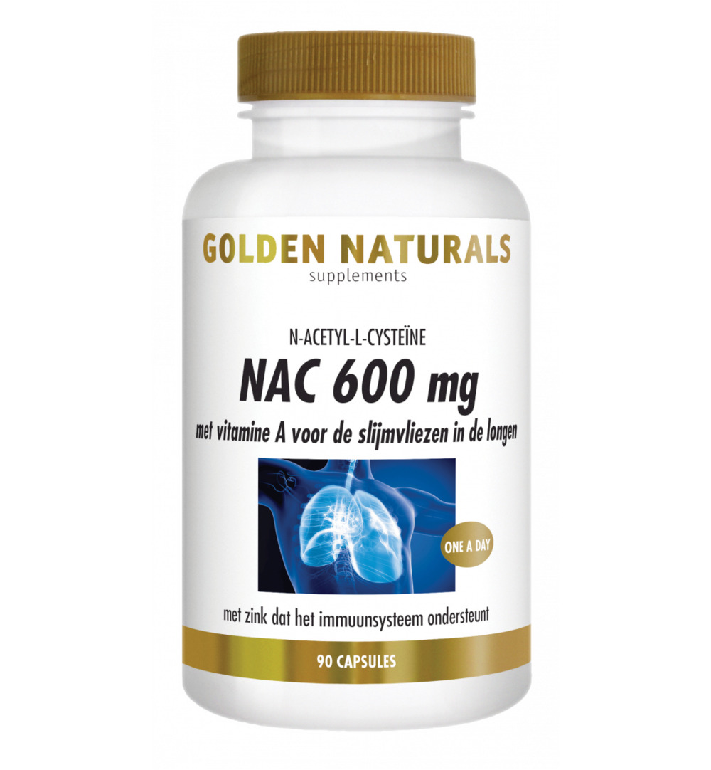 Golden Naturals NAC 600mg (90 capsules)