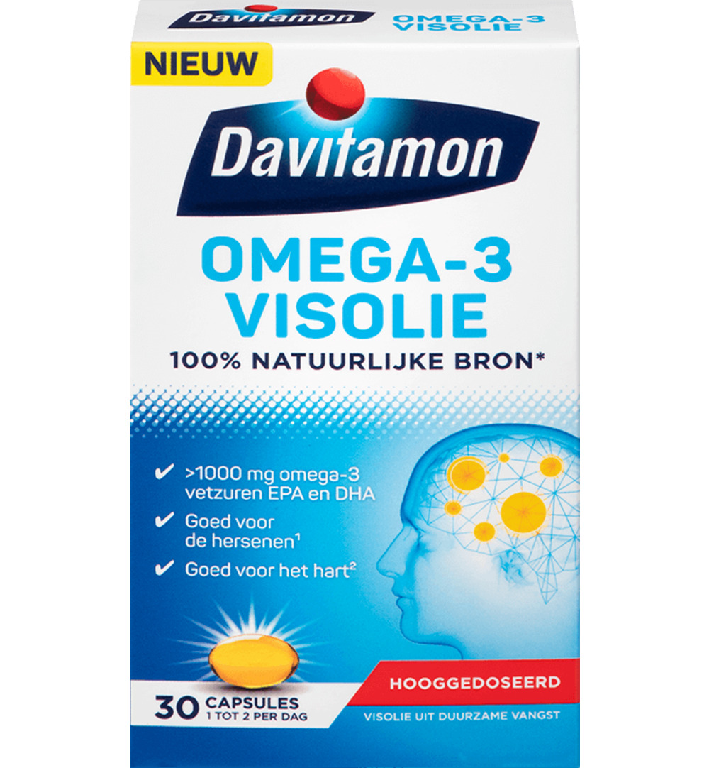 Davitamon Omega 3 Visolie (60 capsules)