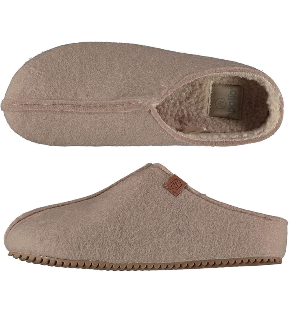 Apollo Zweedse Slof Beige Maat 37/38 Dames (1 paar)