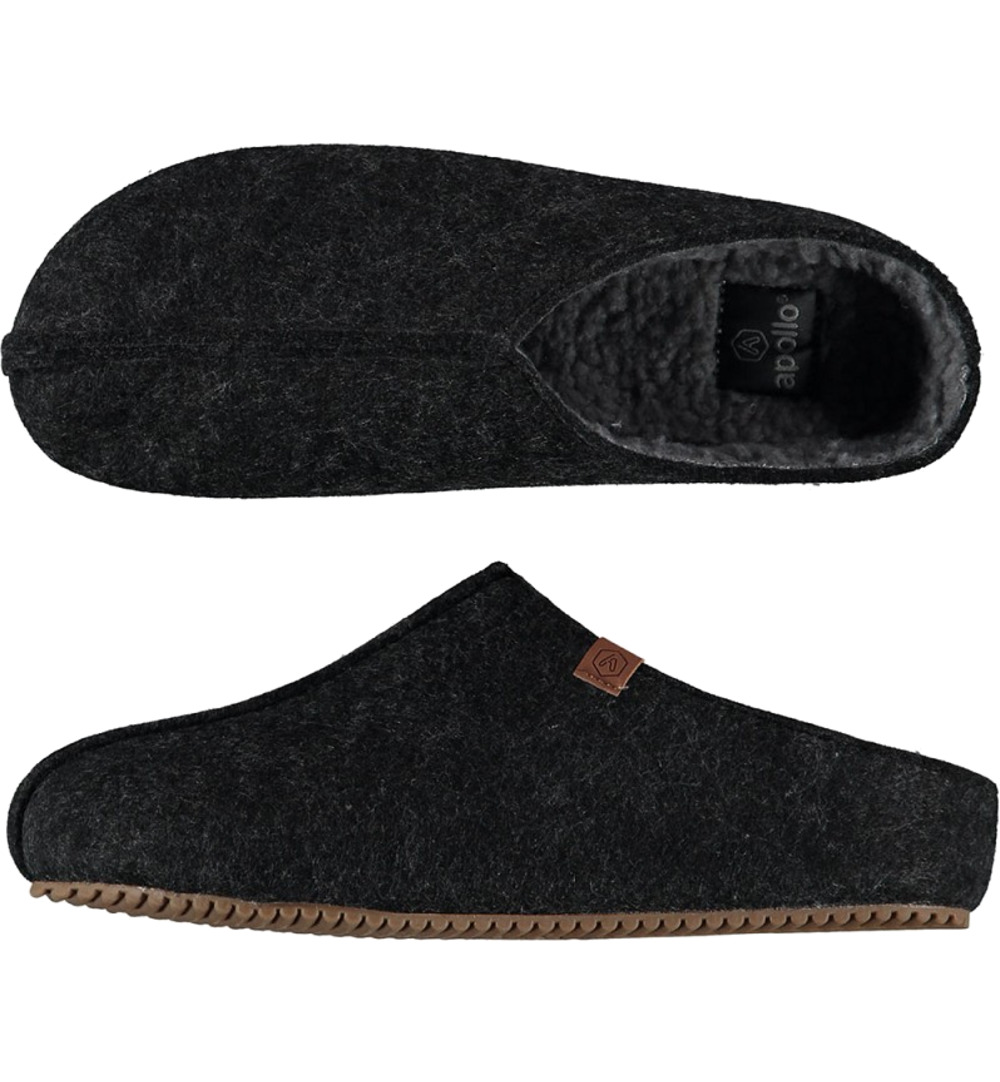 Apollo Zweedse Slof Antraciet Maat 41/42 (1 paar)
