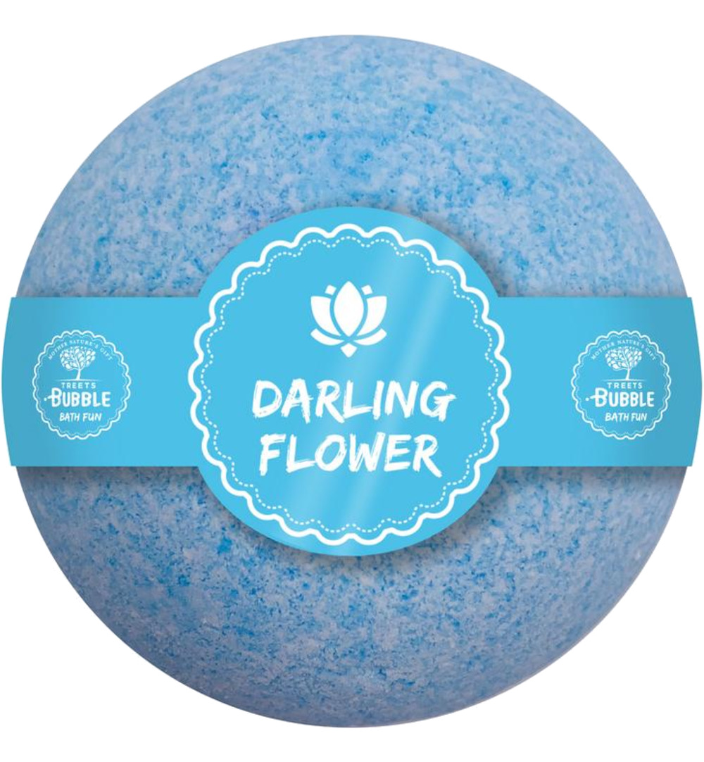 Treets Bath Ball Darling Flower (1 stuk)