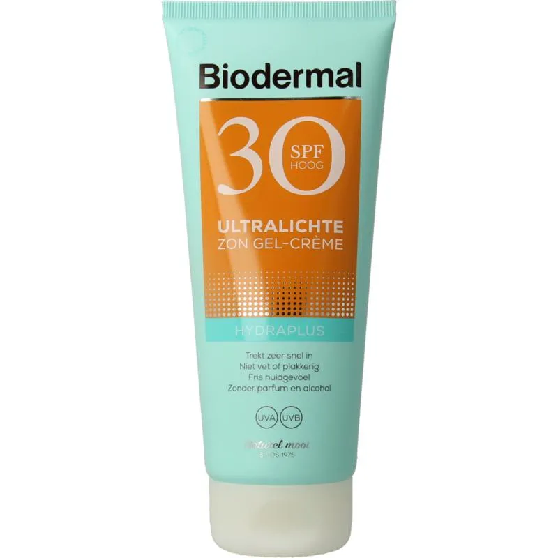 Biodermal Ultralichte Zon Gel-Creme SPF 30 (200 ml)