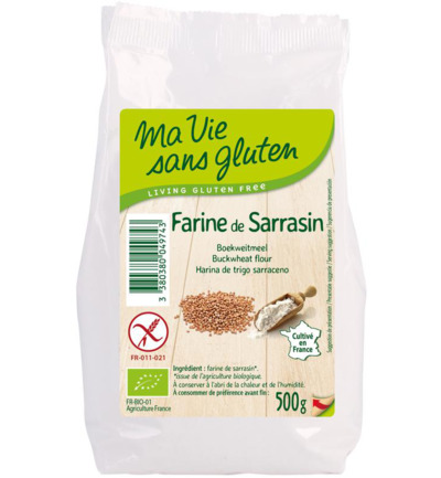 Ma Vie Sans Gluten Boekweitmeel - Glutenvrij - Bio (500 gr)