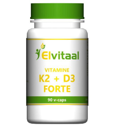 Elvitaal/Elvitum Vitamine K2 + D3 forte (90 vega capsules)