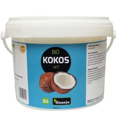 Hanoju Kokosolie Geurloos Bio (1800 ml)