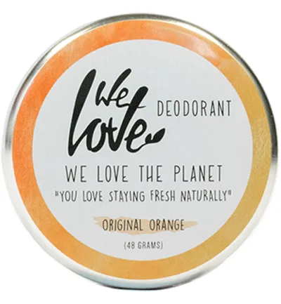 We Love The Planet 100% Natural Deodorant Original Orange (48 gr)