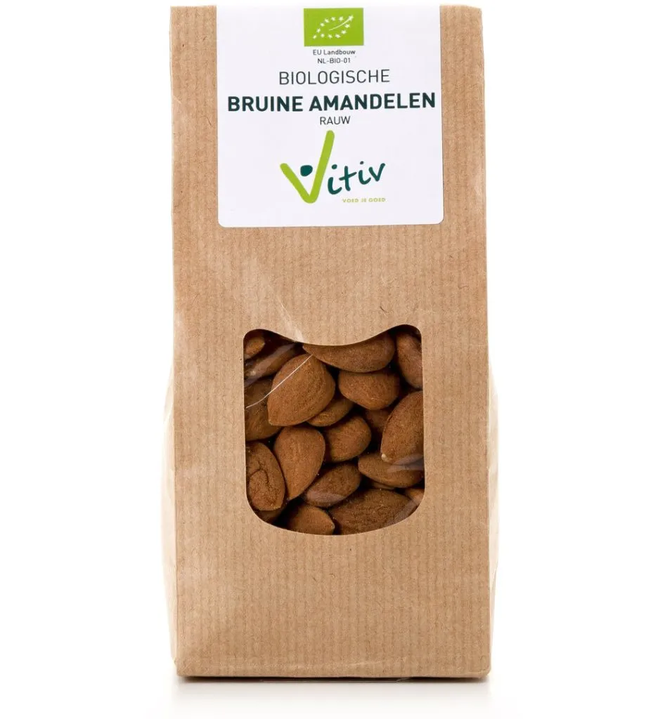 Vitiv Amandelen Met Vlies Bio (500 gr)