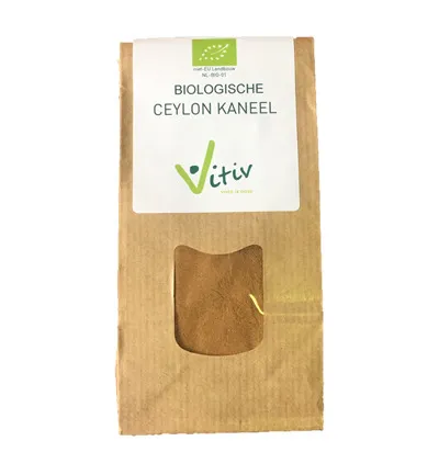 Vitiv Ceylon kaneel poeder bio (100 gr)