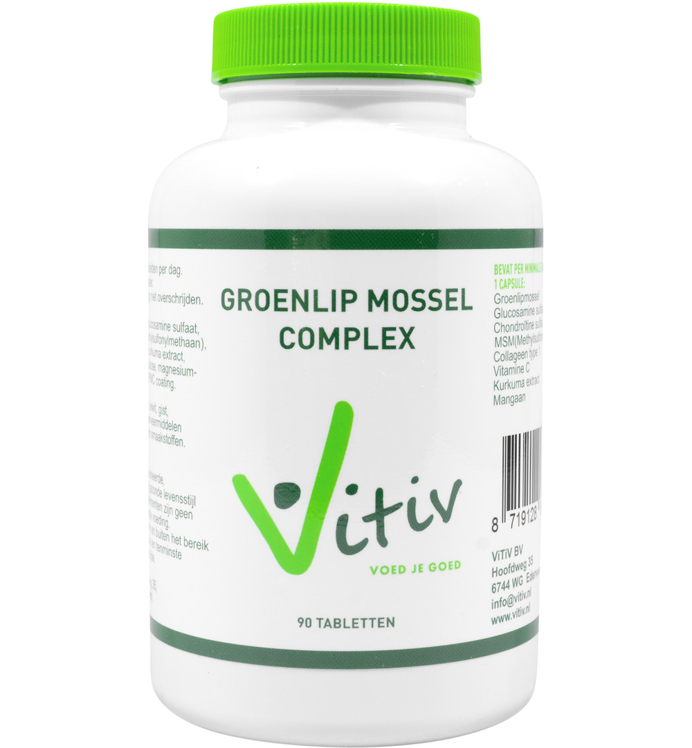Vitivgroenlipmossel Complex (90 tabletten)