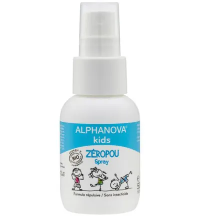 Alphanova Kids Zeropou Spray Preventie Hoofdluis (50 ml)