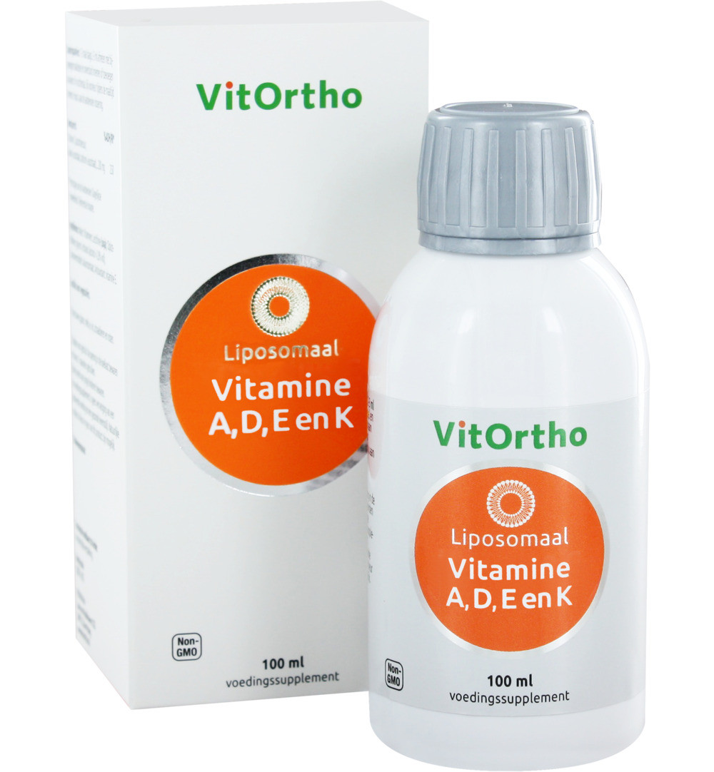 VitOrtho Vitamine A D E en K liposomaal (100 ml)